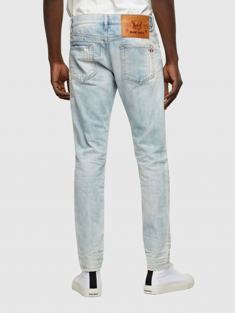 Light Blue Diesel D Strukt Men's Slim Jeans | 97812MBSQ