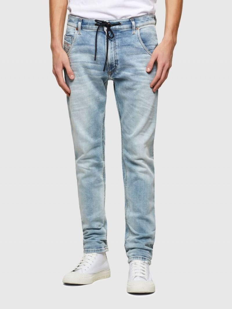 Light Blue Diesel Krooley Men\'s Joggjeans | 90652BLNC