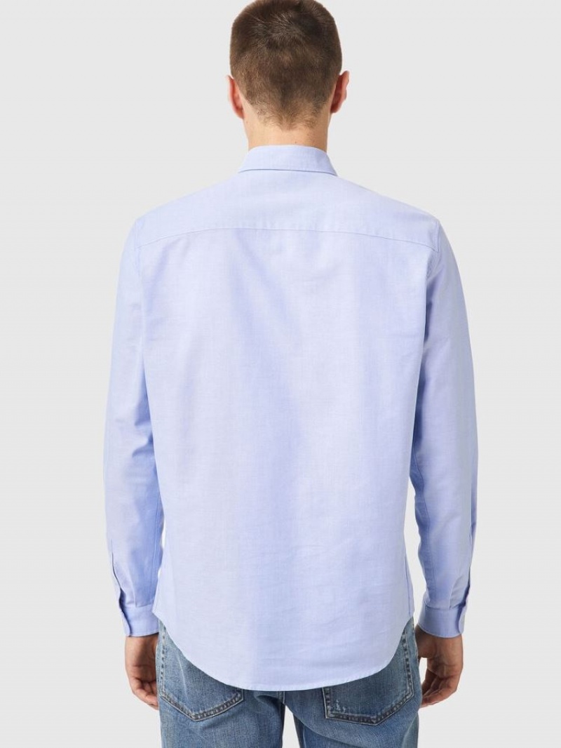 Light Blue Diesel S James B Men's Shirts | 37860NSRY