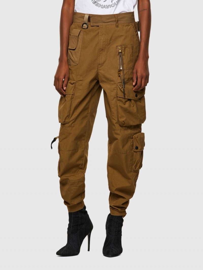 Light Brown Diesel P Gage Men's Pants | 05346RVYB