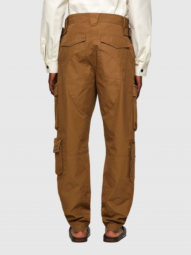 Light Brown Diesel P Gage Men's Pants | 05346RVYB