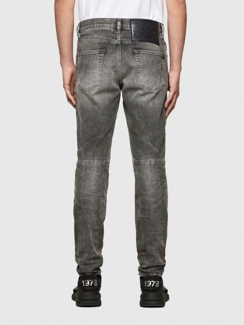 Light Grey Diesel D Strukt Men's Slim Jeans | 03658OHDX