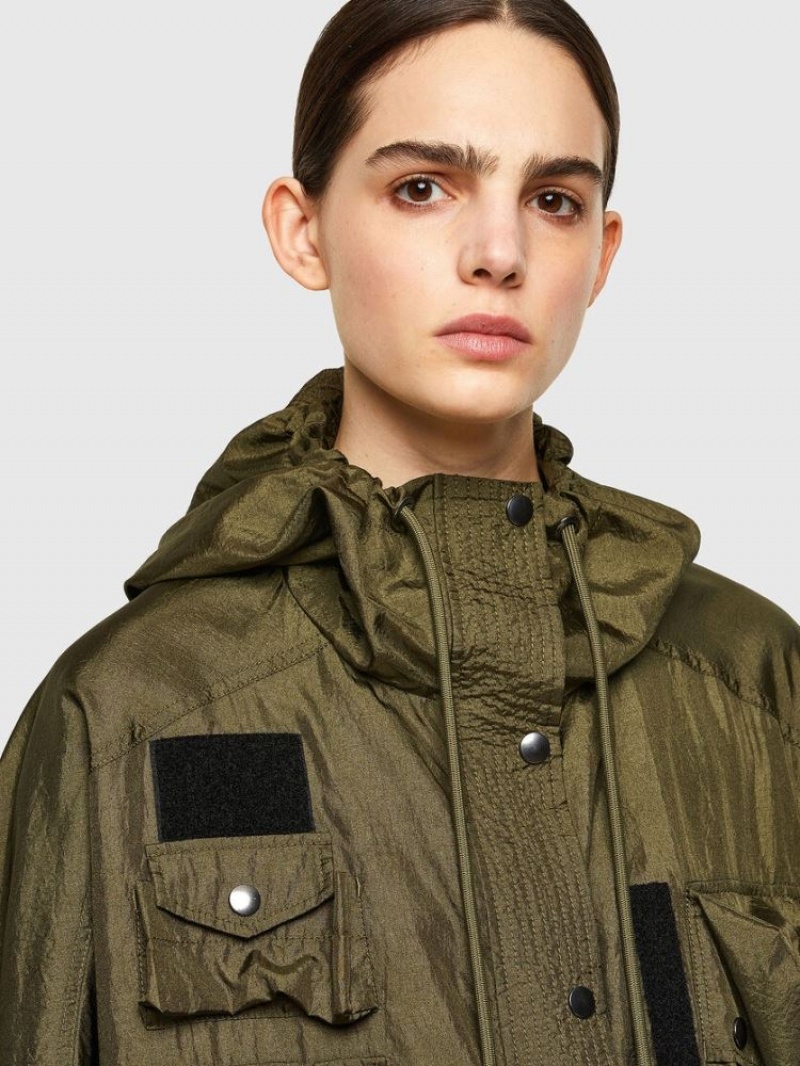 Olive Diesel G Neva Women's Jackets | 40263ZMCW