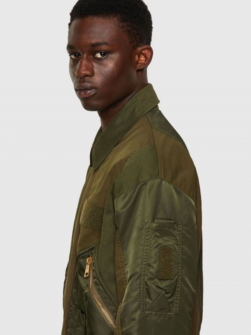 Olive Diesel J Bastyan Men's Jackets | 26870PJYQ