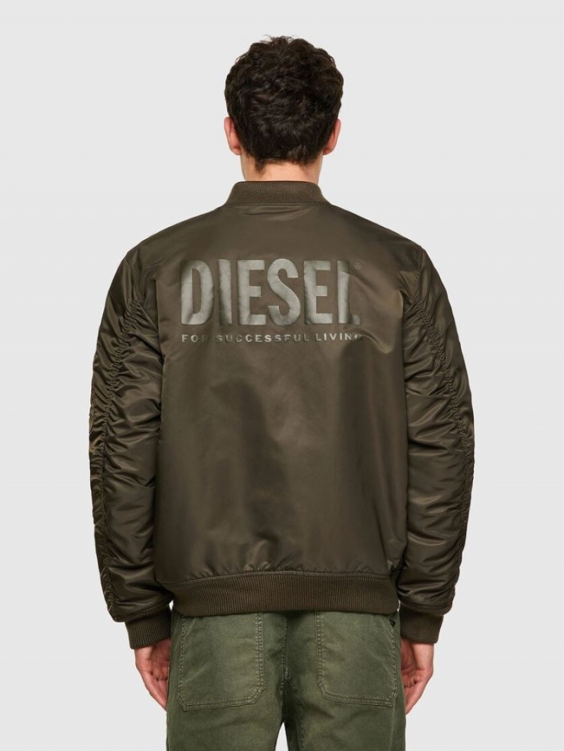 Olive Diesel J Ross Rev A Men's Jackets | 54710YCBV