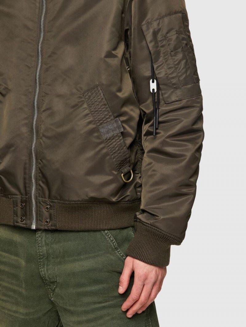 Olive Diesel J Ross Rev A Men's Jackets | 54710YCBV