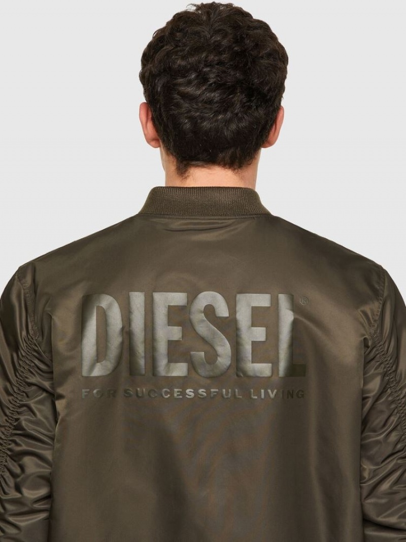 Olive Diesel J Ross Rev A Men's Jackets | 54710YCBV