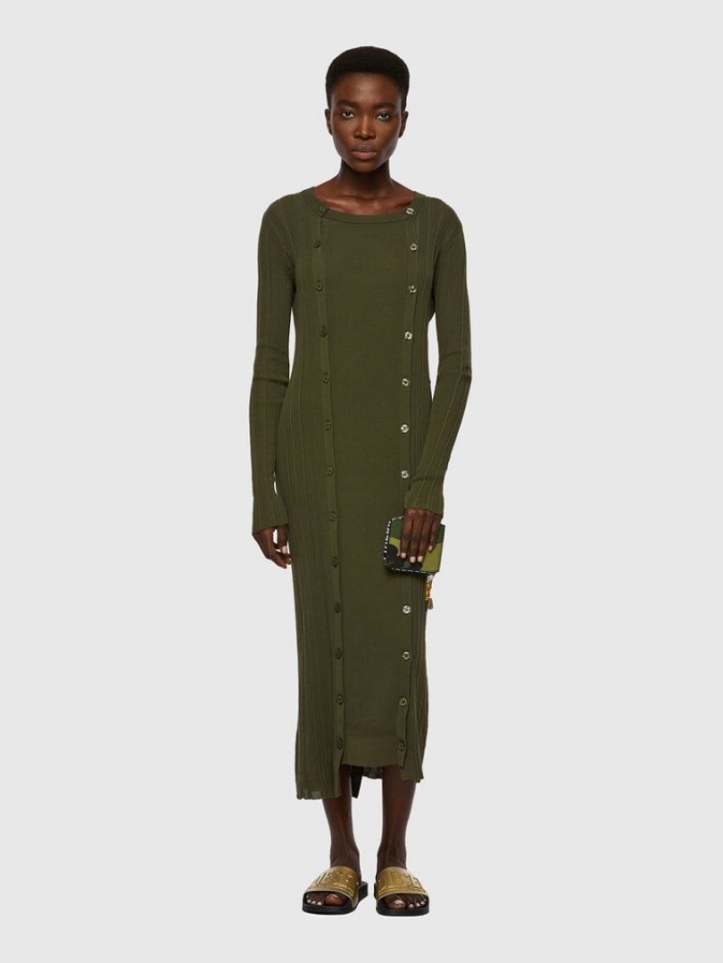 Olive Diesel M Georgia Women's Dresses | 30128DVSZ