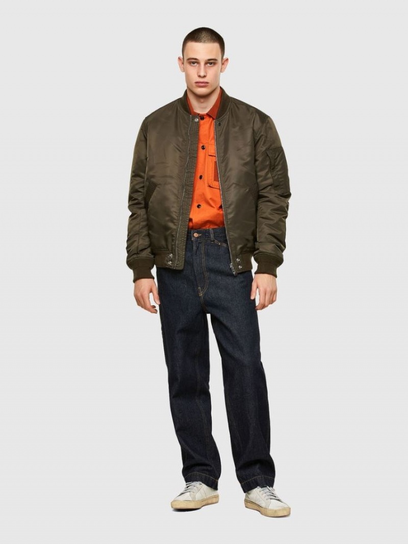 Orange Diesel S Gunn Men's Shirts | 61054SQZI