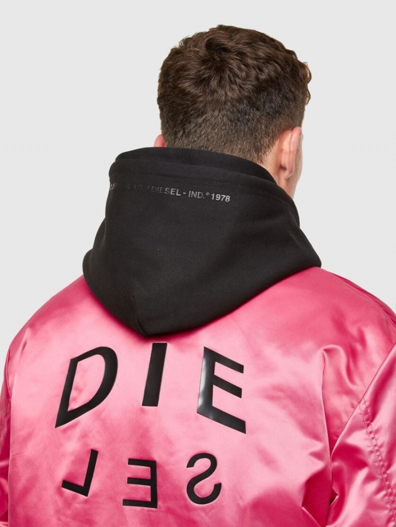 Pink Diesel J Foot Men's Jackets | 04876KDYP