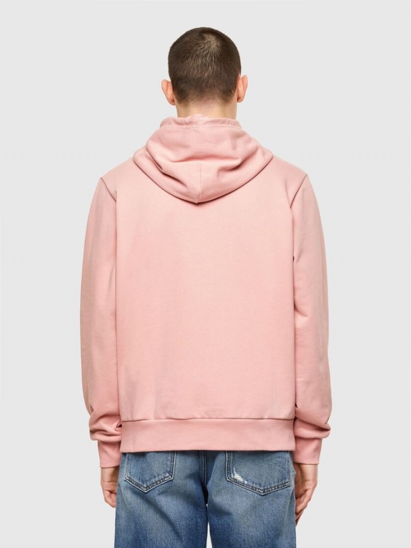 Pink Diesel S Girk Hood K21 Men's Sweatshirts | 90587LBZN