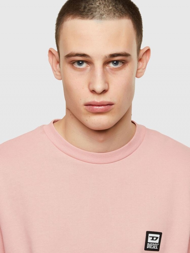 Pink Diesel S Girk K12 Men's Sweatshirts | 98367XGFQ