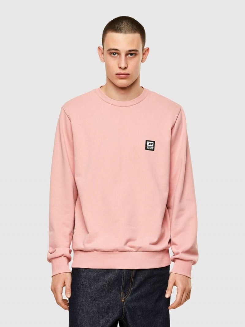 Pink Diesel S Girk K12 Men\'s Sweatshirts | 98367XGFQ