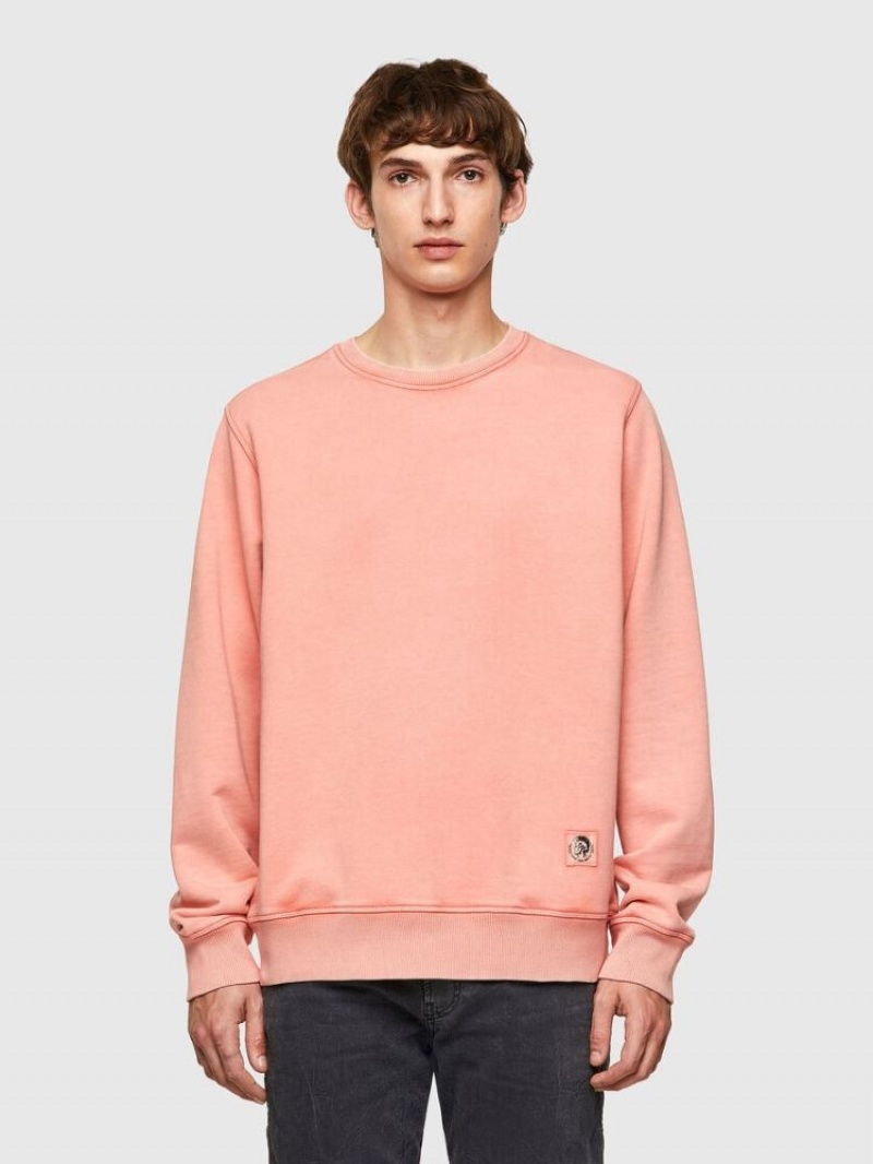 Pink Diesel S Girk Mohi B1 Men\'s Sweatshirts | 24583OKFP