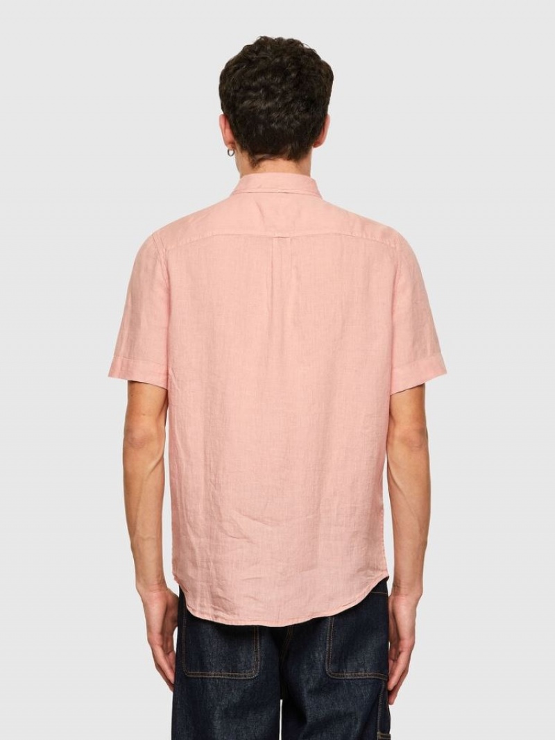 Pink Diesel S Kiru Men's Shirts | 70629QFNI