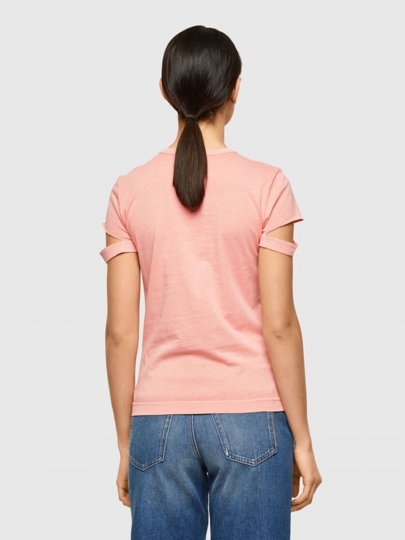 Pink Diesel T Bullock A1 Women's T Shirts | 12098CHJQ