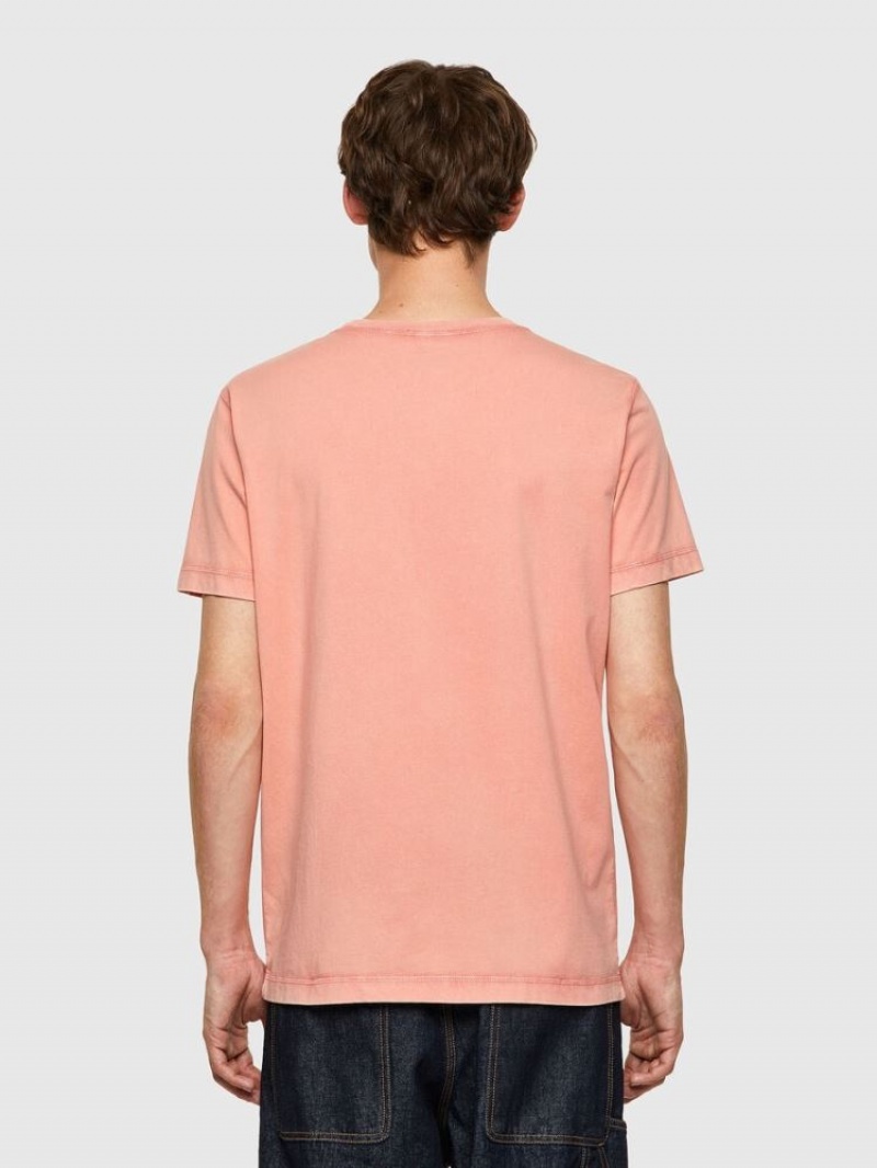 Pink Diesel T Worky Mohi B1 Men's T Shirts | 80716MHOV