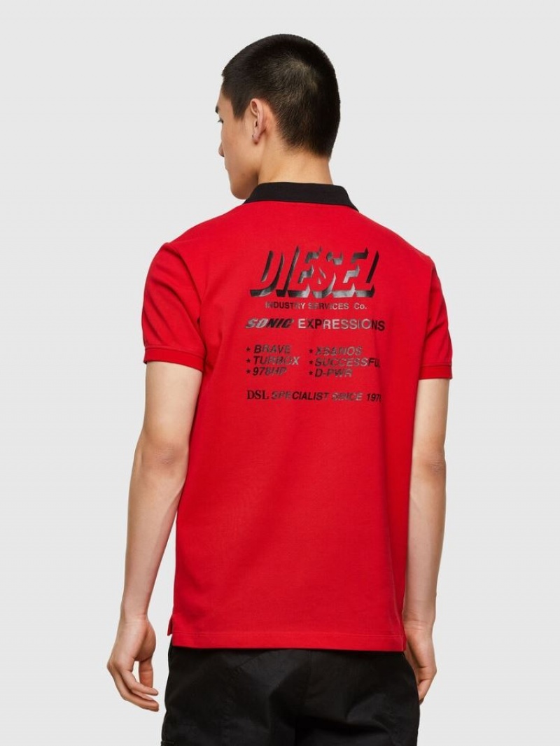 Red Diesel T Randy New A1 Men's Polos | 81760XROY