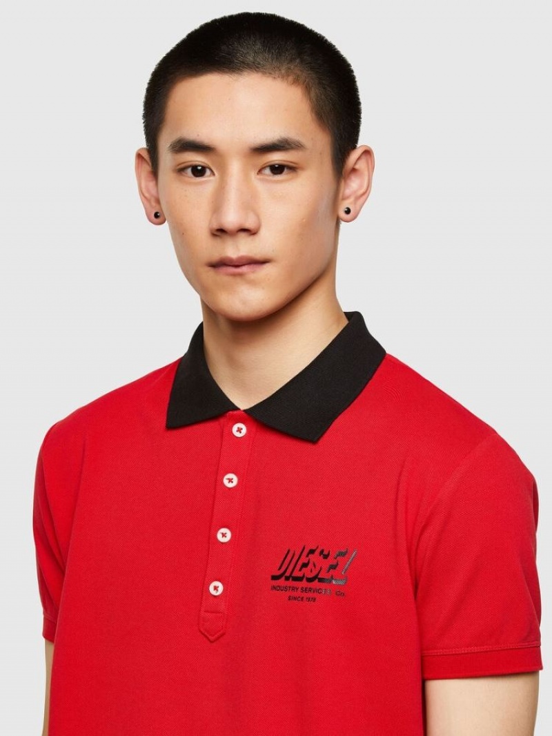 Red Diesel T Randy New A1 Men's Polos | 81760XROY