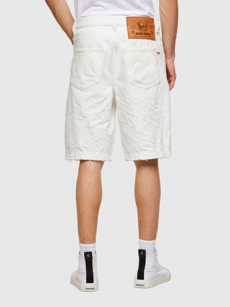 White Diesel D Macs Short Men's Shorts | 43718NXDR