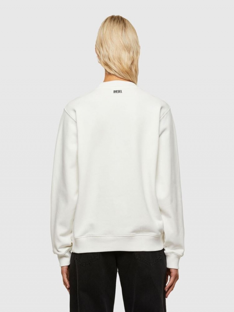 White Diesel F Ang R10 Women's Sweatshirts | 98614UWAL