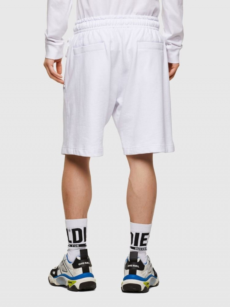 White Diesel P Horty Men's Shorts | 49801NQOV