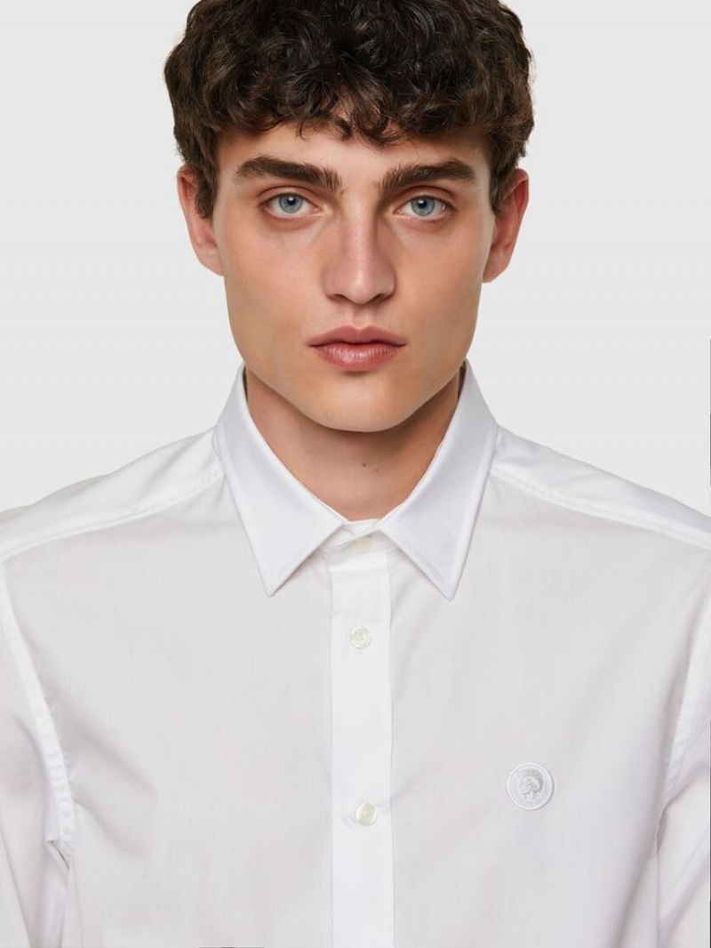 White Diesel S Bill Men's Shirts | 23960WILV