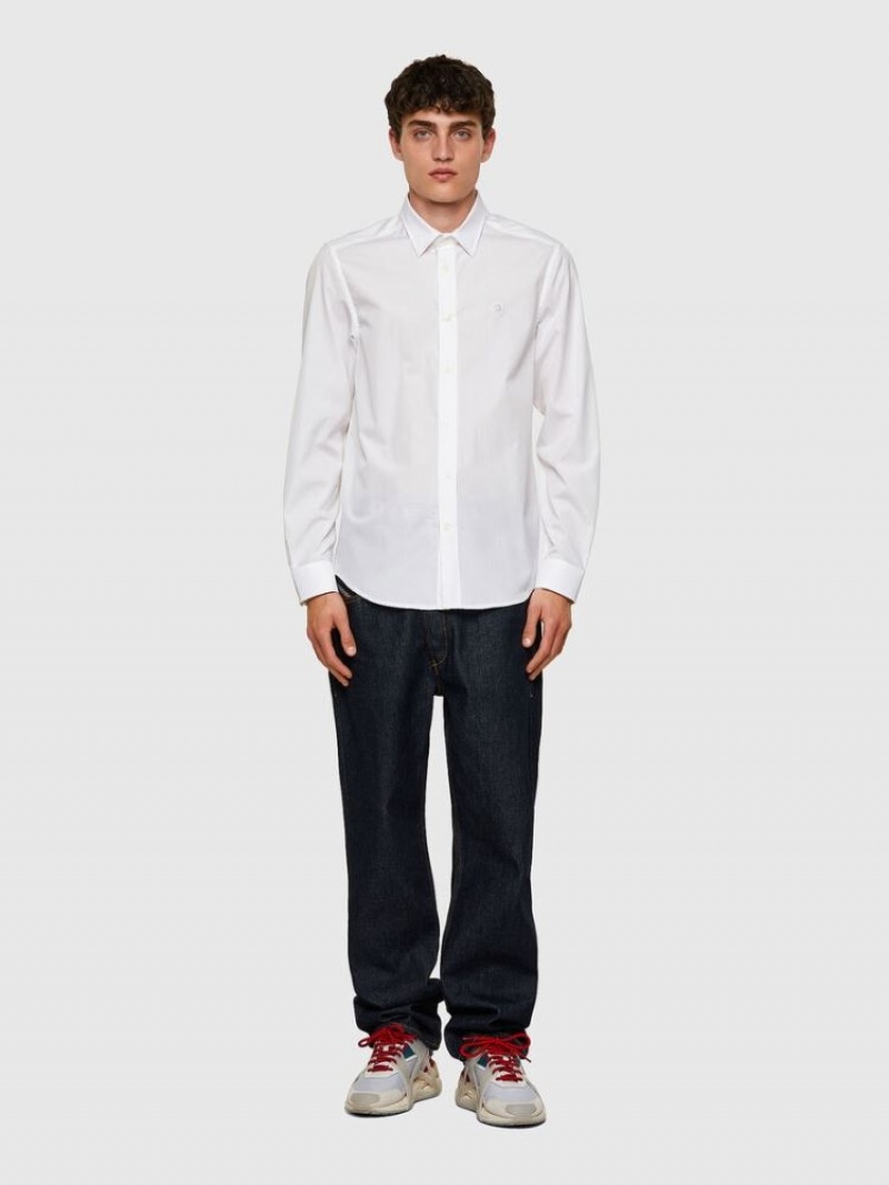 White Diesel S Bill Men's Shirts | 23960WILV