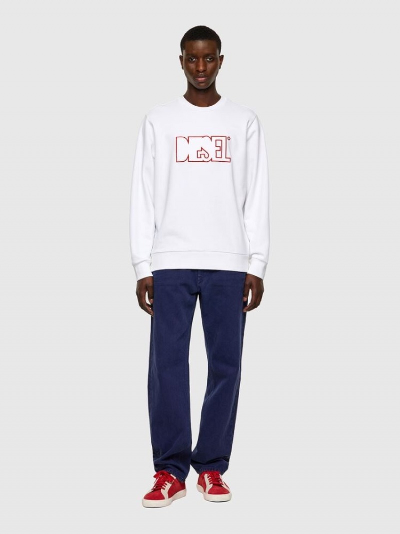 White Diesel S Girk B6 Men's Sweatshirts | 03689WPNL