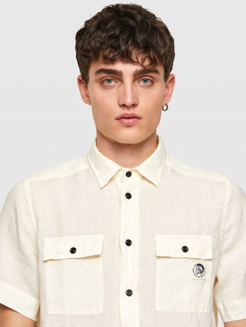 White Diesel S Kiru Men's Shirts | 02378PHMZ