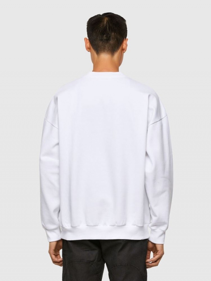 White Diesel S Mart A90 Men's Sweatshirts | 05783NRUT