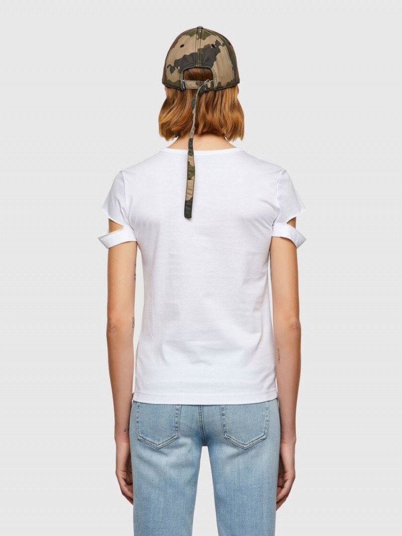 White Diesel T Bullock Women's T Shirts | 30281QOEX