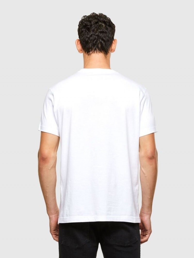 White Diesel T Diegos A1 Men's T Shirts | 47309URAE