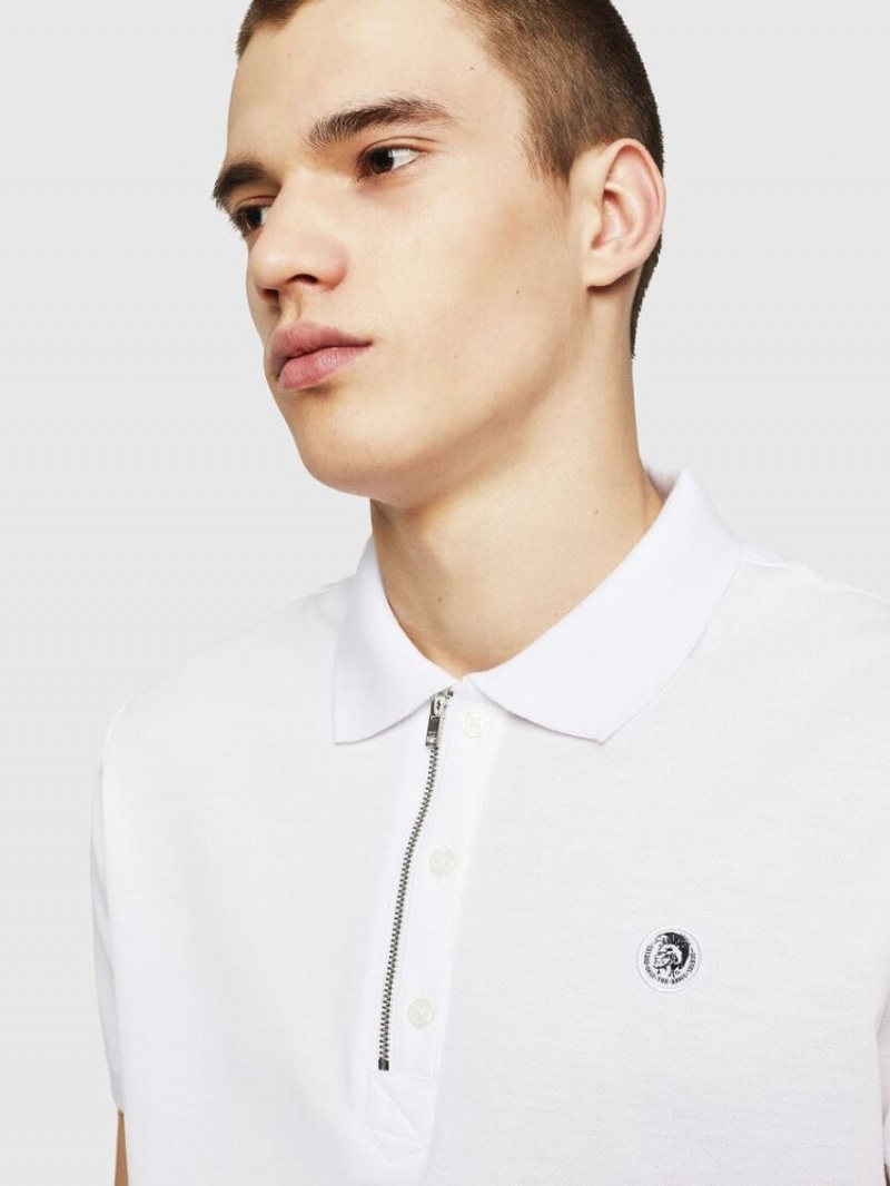 White Diesel T Hart Men's Polos | 02781VHGP