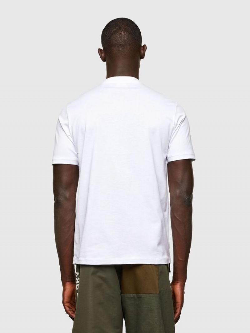 White Diesel T Justy Men's T Shirts | 47182LZVE