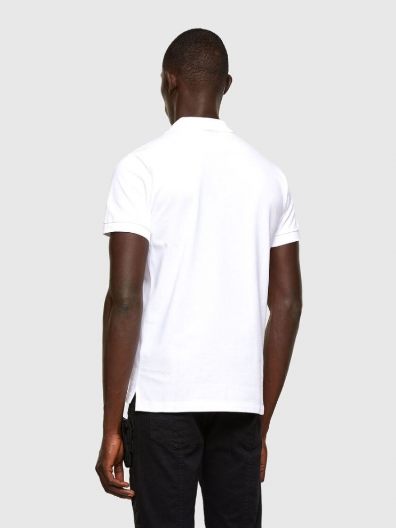 White Diesel T Randy New A2 Men's Polos | 46180DKOF