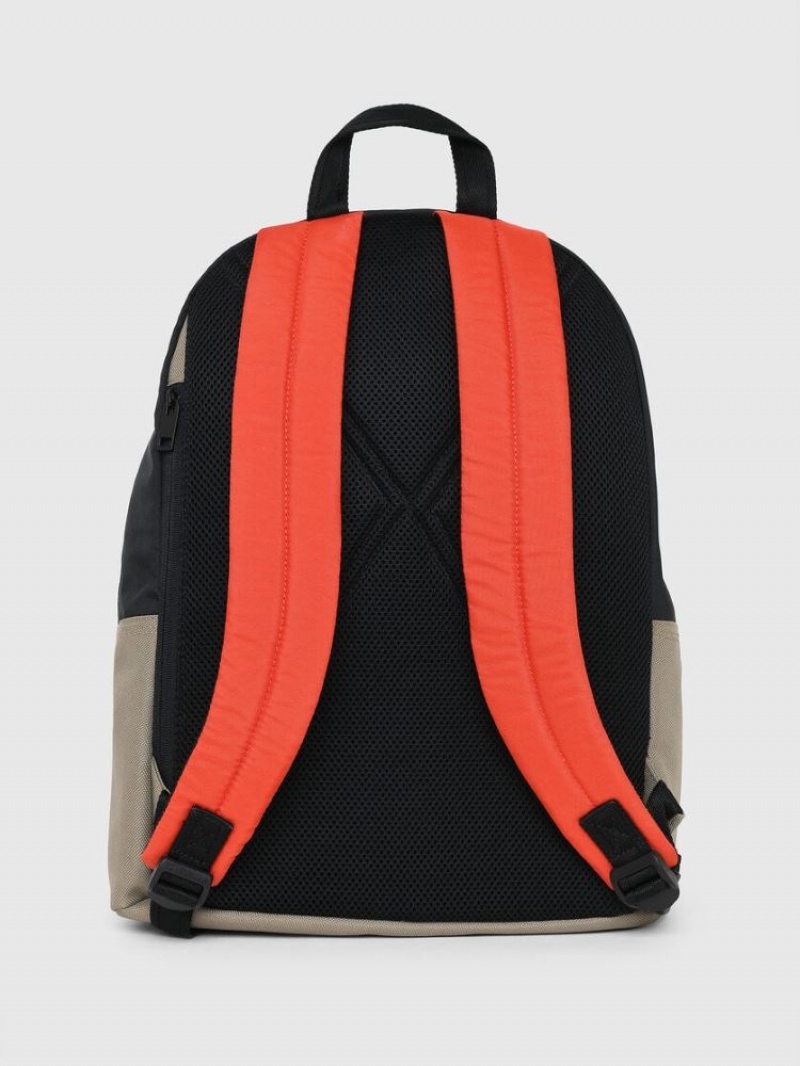 White / Orange Diesel Rodyo Fp Men's Backpack | 03698KUCH